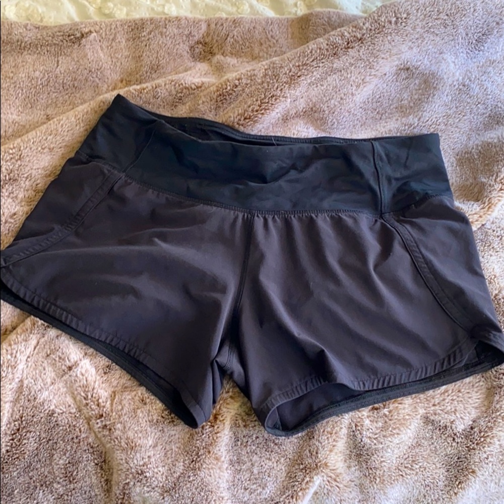 Black Lululemon Athletic Shorts